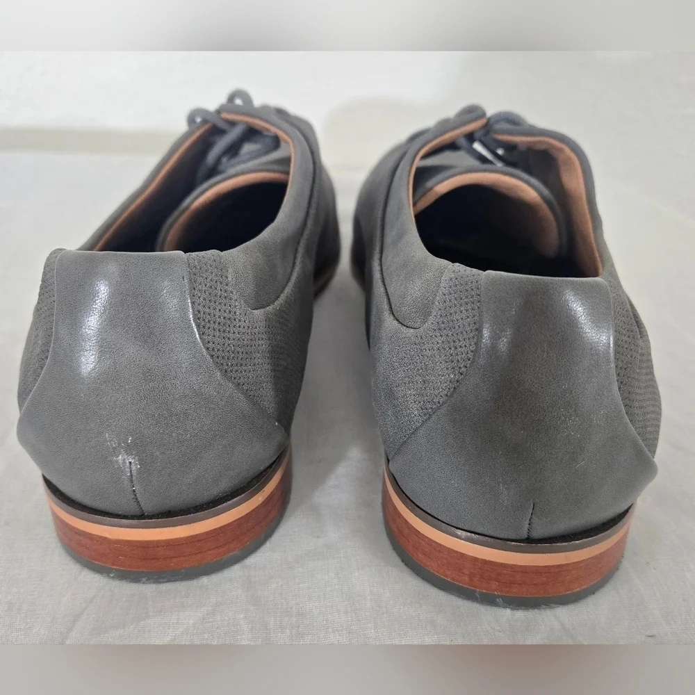 *NWOT* Madden Men's Gray Lace-Up Oxford Shoes Office Work Event Casual, size 9M
